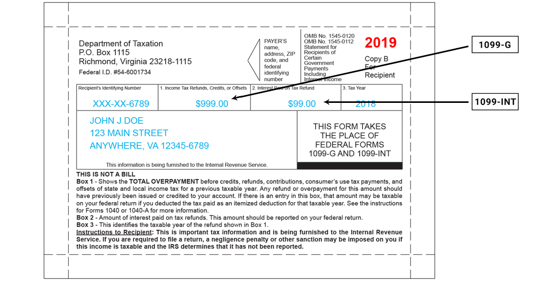 Your 1099 G 1099 Int What You Need To Know Virginia Tax