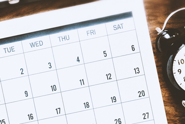 calendar and clock
