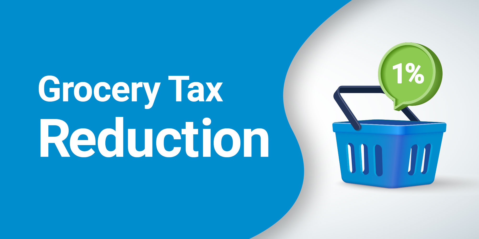 grocery tax reduced to 1%  link to page with more grocery tax details